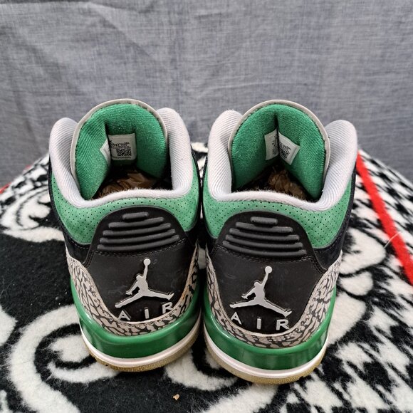 %Size 8 - Men Nike Jordan 3 Retro Mid Pine Green AJ22 main image 4